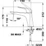 Teka Itaca 67386020G3 bateria umywalkowa stojąca zdj.2