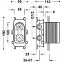 Tres Rapid Box 20828110 element podtynkowy baterii zdj.2