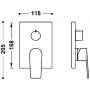 Tres Rapid Box 21128110AC bateria wannowo-prysznicowa podtynkowa zdj.2