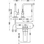 Tres Cocina 23045403 bateria kuchenna z filtrem stojąca chrom zdj.2