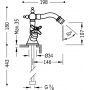 Tres Clasic-Tres 24212202OR bateria bidetowa zdj.2