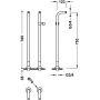 Tres Clasic 24219403LV przyłącza podłogowe zdj.2
