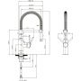 Villeroy & Boch Steel Expert Compact 927300LC bateria kuchenna stojąca stal zdj.2