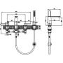 Villeroy & Boch Conum TVT127002000K5 bateria wannowo-prysznicowa nawannowa czarna zdj.2