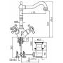 Zucchetti Delfi Z463188008 bateria umywalkowa stojąca zdj.2