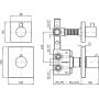 Zucchetti Pan ZP8659W1 bateria prysznicowa zdj.2