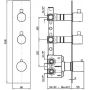 Zucchetti Pan ZT28660C41 bateria wannowo-prysznicowa podtynkowa zdj.2