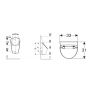 Geberit Selnova S 503115001 bidet wiszący biały zdj.2