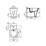 Ideal Standard Connect Air E233401 bidet stojący biały zdj.2