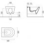 GSI Kube X 9464111 bidet wiszący biały zdj.2