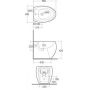 Rak Ceramics Cloud CLOBD2015500A bidet stojący zdj.2