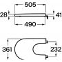 Roca Optica A806F72001 deska bidetowa zdj.2