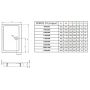 Radaway Doros D Compact SDRD10800504S brodzik prostokątny 100x80 cm zdj.2