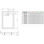 Radaway Doros F Compact SDRFP12800504S brodzik prostokątny zdj.2