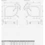 Radaway Delos E Compact SDE108005R brodzik półokrągły 100x80 cm biały zdj.2