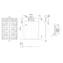 Invena Alvero AK7B811 brodzik prostokątny 110x80 cm biały zdj.2