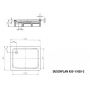 Kaldewei Duschplan 432048040001 brodzik prostokątny 120x90 cm zdj.2