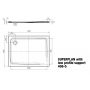 Kaldewei Superplan 430647983001 brodzik prostokątny 120x90 cm zdj.2