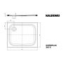 Kaldewei Superplan 447747980001 brodzik prostokątny 90x75 cm zdj.2