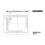Kaldewei Superplan 430547980001 brodzik prostokątny 110x90 cm zdj.2