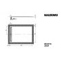 Kaldewei Nexsys 412446300001 brodzik prostokątny 140x100 cm zdj.2
