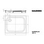 Kaldewei Superplan 447748040001 brodzik prostokątny 90x75 cm zdj.2