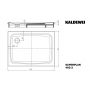 Kaldewei Superplan 430248040001 brodzik prostokątny 100x75 cm zdj.2