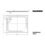 Kaldewei Superplan 430500010001 brodzik prostokątny 110x90 cm zdj.2