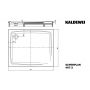 Kaldewei Superplan 430748040001 brodzik prostokątny 120x100 cm zdj.2