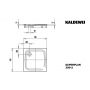 Kaldewei Superplan 446948040001 brodzik kwadratowy 90x90 cm biały zdj.2