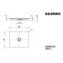 Kaldewei Conoflat 465448040701 brodzik prostokątny 100x90 cm zdj.2