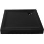 New Trendy Mild Stone B0562 brodzik kwadratowy 80x80 cm czarny zdj.1