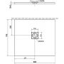 Polysan Flexia 11241 brodzik prostokątny 80x70 cm zdj.2