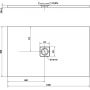 Polysan Flexia 72899MAT brodzik prostokątny 130x80 cm zdj.2