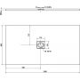 Polysan Flexia 72901 brodzik prostokątny 150x80 cm zdj.2