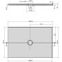 Polysan Mirai 73178 brodzik prostokątny 120x80 cm zdj.2