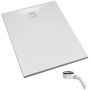 Schedpol Majestic White Stone 33517BSTM6B brodzik prostokątny z syfonem 120x90 cm biały zdj.1
