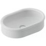 Art Ceram Brera BRL0030100 umywalka 60x40 cm półokrągła nablatowa biała zdj.1