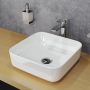 Actima Cori CEAC2201WH umywalka 38.5x38.5 cm kwadratowa nablatowa biała zdj.4