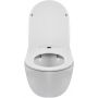 Balneo Luna G01010101012 miska wc z deską wolnoopadającą wisząca bez kołnierza biały zdj.4