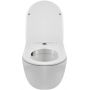 Balneo Luna G01010101013 miska wc z deską wolnoopadającą wisząca bez kołnierza ze spłukiwaniem wirowym biały połysk zdj.3