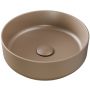 Besco Clea UNCM35CLM umywalka 34.6x34.6 cm okrągła nablatowa zdj.1