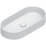 Catalano Zero 0122700021 umywalka 70x35 cm owalna nablatowa biała zdj.1