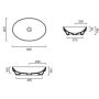 Catalano Sfera 0524580032 umywalka 58x40 cm owalna podblatowa zdj.2
