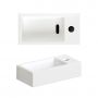 Clou New Flush CL0302030 umywalka 36x18 cm prostokątna ścienna-nablatowa biała zdj.3