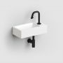 Clou New Flush CL0302030 umywalka 36x18 cm prostokątna ścienna-nablatowa biała zdj.5