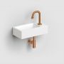 Clou New Flush CL0302030 umywalka 36x18 cm prostokątna ścienna-nablatowa biała zdj.6