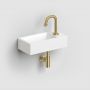 Clou New Flush CL0302030 umywalka 36x18 cm prostokątna ścienna-nablatowa biała zdj.7