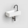 Clou New Flush CL0302030 umywalka 36x18 cm prostokątna ścienna-nablatowa biała zdj.8