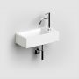 Clou New Flush CL0302030 umywalka 36x18 cm prostokątna ścienna-nablatowa biała zdj.9